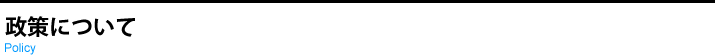 政策について